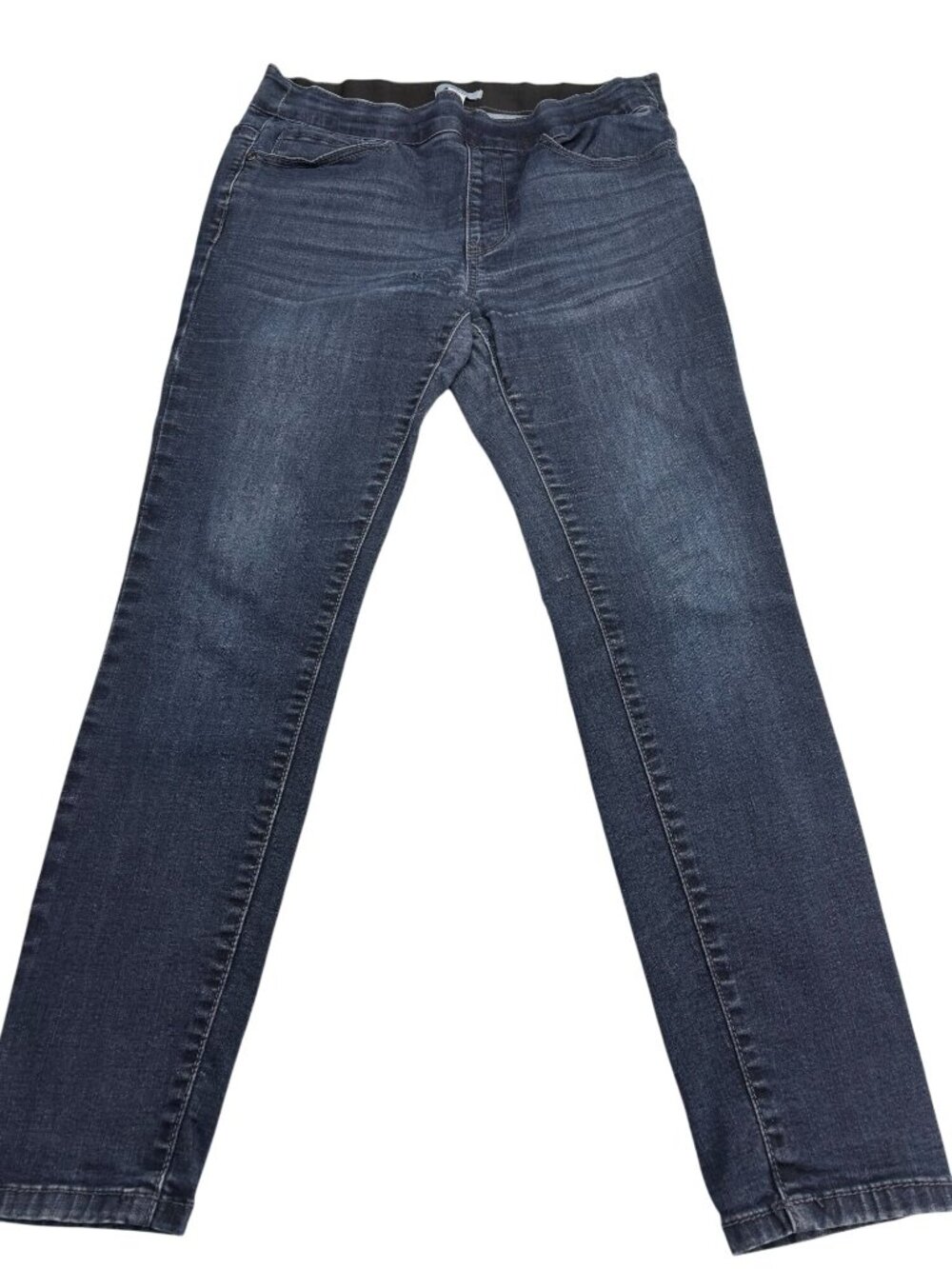 Croft & Barrow Womens Medium Wash Elastic Waist Denim Jeans Size 8
